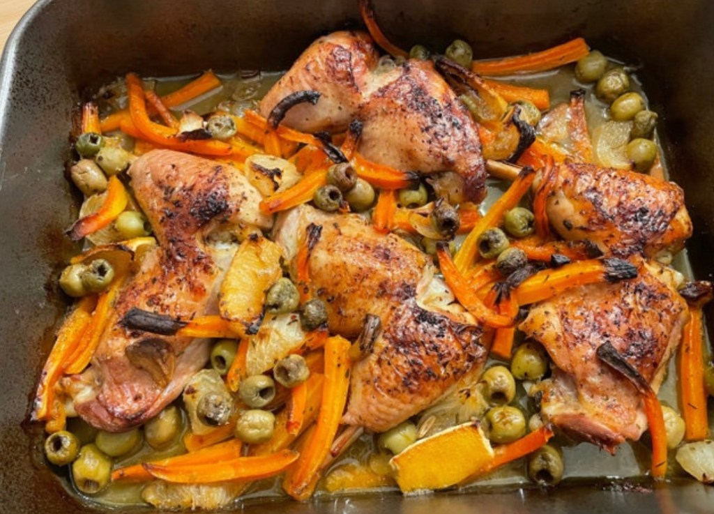 Poulet aux olives vertes&nbsp;citron