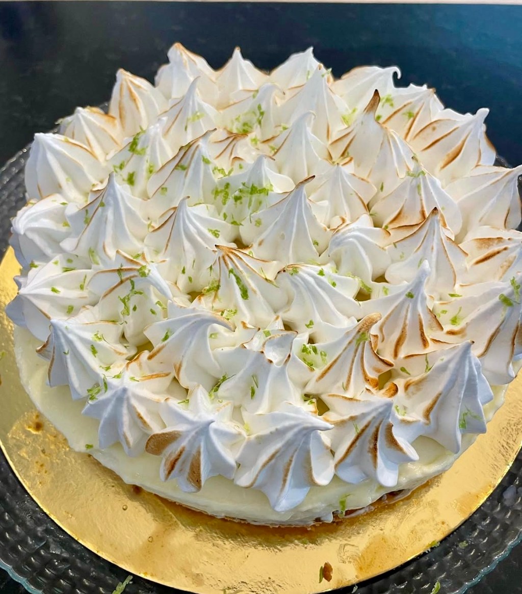 Gâteau nuage citron vert&nbsp;meringué