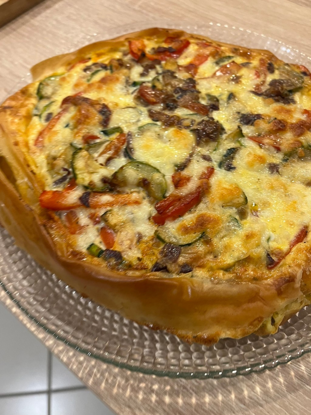 Tarte ultra croustillante aux légumes rôtis en pâte&nbsp;filo