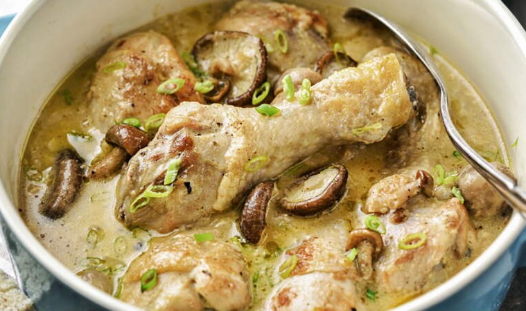 Cuisses de poulet à la bière en&nbsp;cocotte
