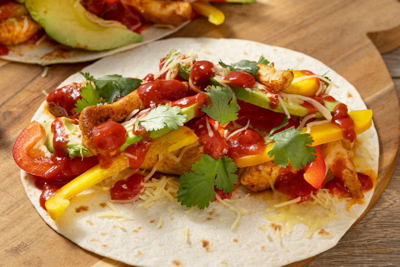 Fajitas de poulet au air&nbsp;fryer