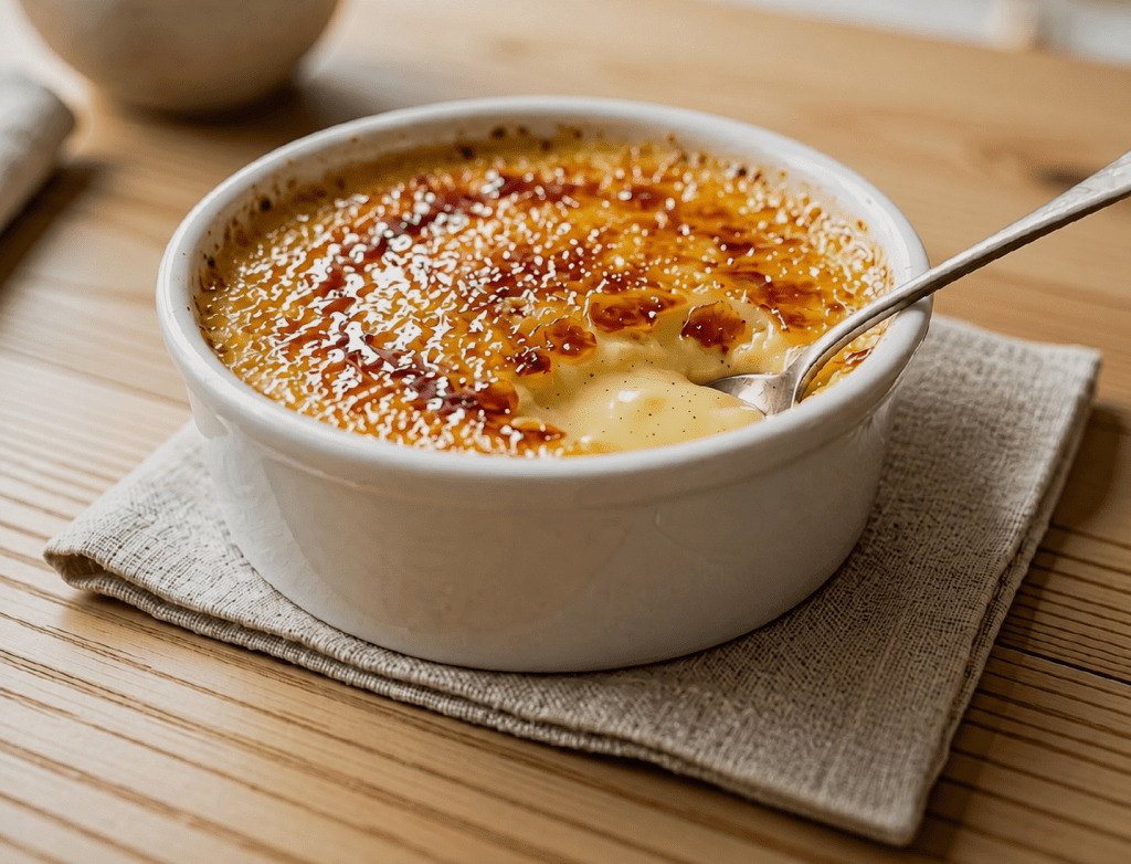 Crème brûlée à l&rsquo;air&nbsp;fryer