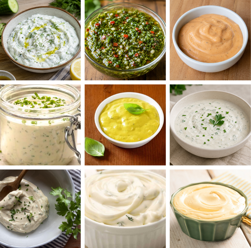 10 sauces maison&nbsp;faciles